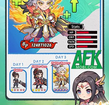 Battle Through the Heavens 2D game nhàn rỗi lấy chủ đề Đấu Phá Thương Khung afkmobi battlethroughtheheaven2d 1jpg