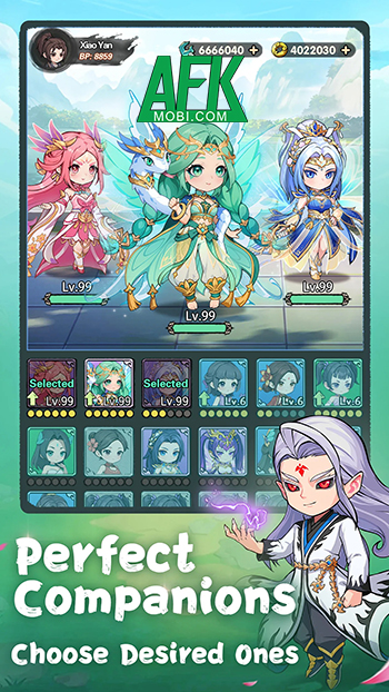 Battle Through the Heavens 2D game nhàn rỗi lấy chủ đề Đấu Phá Thương Khung 2