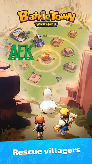 Nhập vai một chú ngỗng dẫn dắt những người sống sót với game BattleTown: Wasteland 0