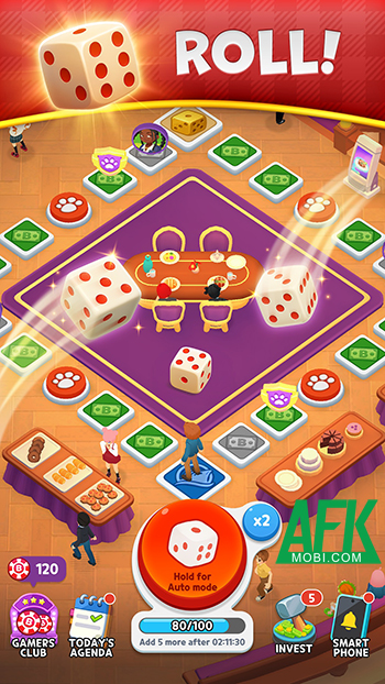 Tung xúc xắc để gầy dựng lại doanh nghiệp của mình trong game Billionaire Royale Club 0 Tung xúc xắc để gầy dựng lại doanh nghiệp của mình trong game Billionaire Royale Club 0