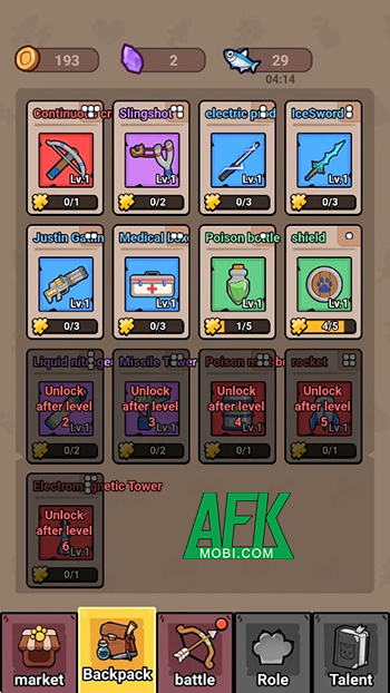 Trang bị nhiều món công cụ khác nhau cho chú mèo của bạn săn chim trong Bird Hunter 4