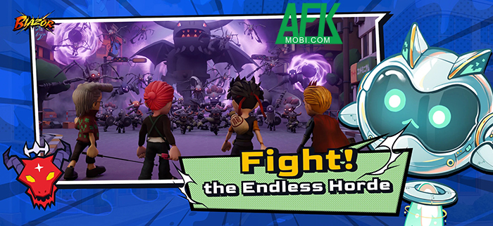 Chiến đấu tiêu diệt thế lực quái dị từ chiều không gian khác trong game Blazor 0