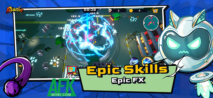 Chiến đấu tiêu diệt thế lực quái dị từ chiều không gian khác trong game Blazor 2