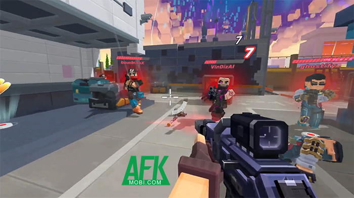 Bloxel Arena game hành động FPS trực tuyến với phong cách đồ họa khối hộp 3D đầy cá tính 0