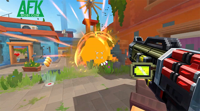 Bloxel Arena game hành động FPS trực tuyến với phong cách đồ họa khối hộp 3D đầy cá tính 2