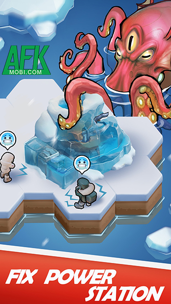 Gầy dựng khu căn cứ trên một hòn đảo giữa đại dương lạnh giá tại game Blue Castaways 1 Gầy dựng khu căn cứ trên một hòn đảo giữa đại dương lạnh giá tại game Blue Castaways 1