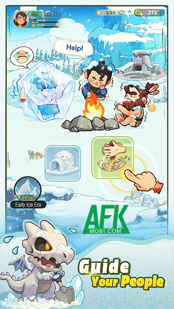 Dẫn dắt bộ lạc của mình phát triển từ thời kì ban sơ trong game Bonk Bonk Tribe 1