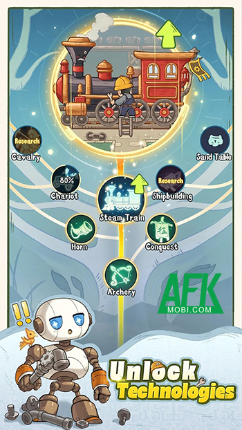 Dẫn dắt bộ lạc của mình phát triển từ thời kì ban sơ trong game Bonk Bonk Tribe 3