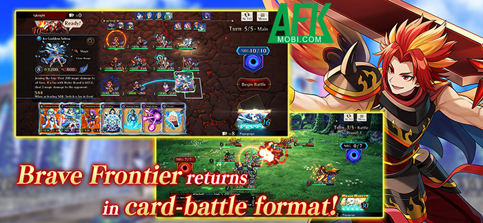 Brave Frontier Versus mang đến những trận đấu chiến lược thẻ bài không quá 5 vòng 1