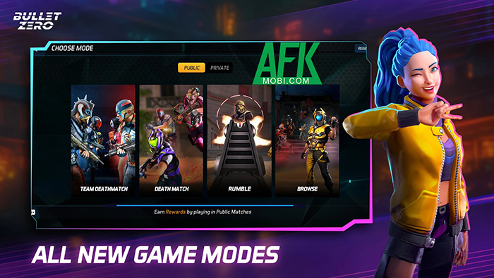 Bullet Zero game hành động FPS trực tuyến cho phép sử dụng tận 6 loại vũ khí trong trận 1