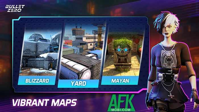 Bullet Zero game hành động FPS trực tuyến cho phép sử dụng tận 6 loại vũ khí trong trận 4