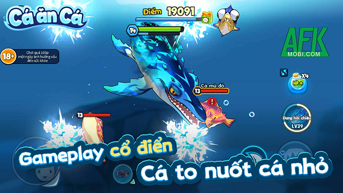 Cá ăn cá: Fish Eat Fish game casual sinh tồn lấy cảm hứng từ Feeding Frenzy 0