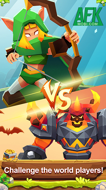 Gầy dựng đội quân ngay trong các chương màn chơi tại game Call Of Heroes - Merge & Clash 4