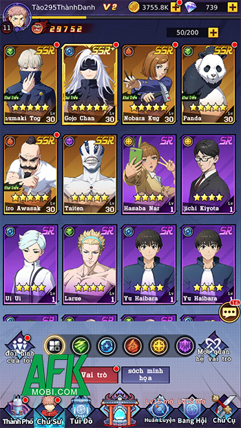 Cao Đẳng Thuật Sư game đấu tướng rảnh tay chủ đề Jujutsu Kaisen cập bến Việt Nam 3 Cao Đẳng Thuật Sư game đấu tướng rảnh tay chủ đề Jujutsu Kaisen cập bến Việt Nam 3