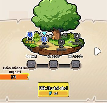 Bảo vệ bức tường của lâu đài trước các đợt kẻ thù trong game Castle Defenders Clash afkmobi castledefendersclash 1jpg