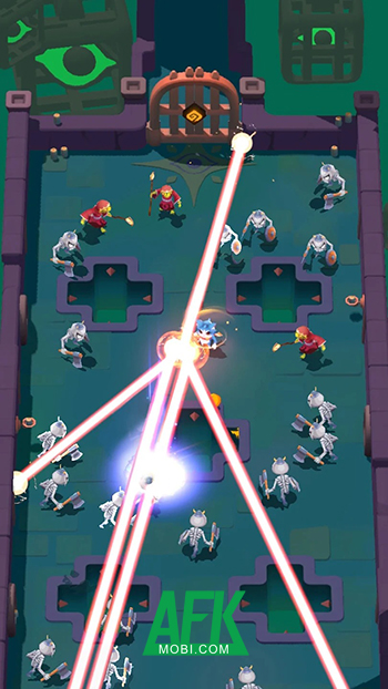 Điều khiển một chú mèo đối mặt các đợt kẻ thù lẫn quái vật với game Cat Hero: Magic Journey 1