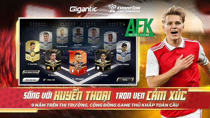 Game chiến thuật quản lý đội bóng Champion Pro Manager cập bến Việt Nam 2
