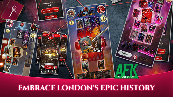 Clans of London game chiến thuật đấu thẻ bài lấy chủ đề từ series Vampire: The Masquerade 2 Clans of London game chiến thuật đấu thẻ bài lấy chủ đề từ series Vampire: The Masquerade 2