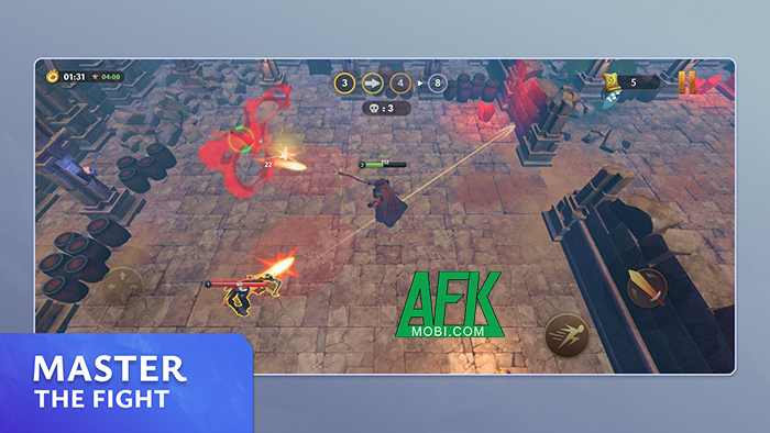 Chiến đấu càn quét các tầng hầm ngục trong game hành động roguelike Clashbound 1