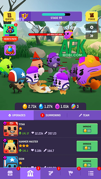 Clash of Eggs - Idle RPG mời game thủ tập hợp đội anh hùng trứng của mình 1