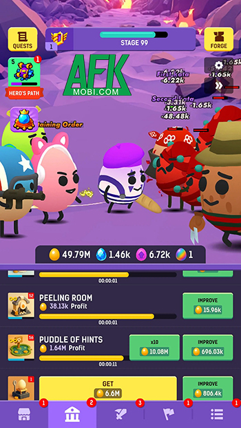 Clash of Eggs - Idle RPG mời game thủ tập hợp đội anh hùng trứng của mình 2