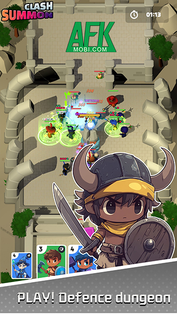 Triệu hồi những anh hùng tí hon chiến đấu với bọn quái vật tại game ClashSummon 2 Triệu hồi những anh hùng tí hon chiến đấu với bọn quái vật tại game ClashSummon 2