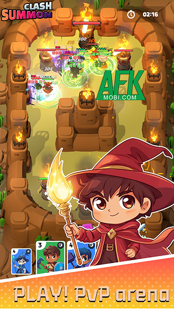 Triệu hồi những anh hùng tí hon chiến đấu với bọn quái vật tại game ClashSummon 3 Triệu hồi những anh hùng tí hon chiến đấu với bọn quái vật tại game ClashSummon 3