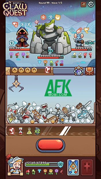 Sử dụng máy gắp thú để chiến đấu với bọn kẻ thù, quái vật trong game Claw Quest 2