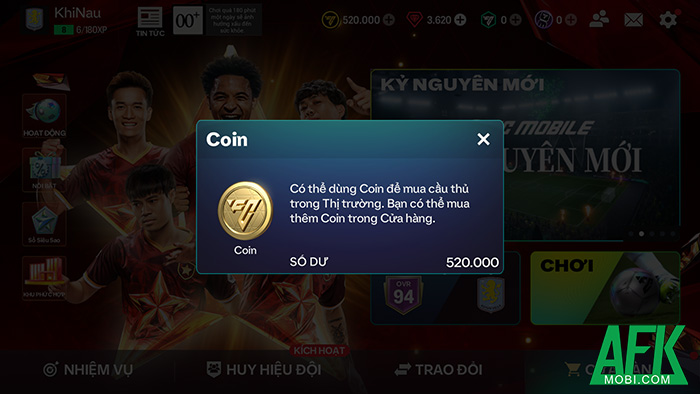 Tổng hợp các cách mà game thủ có thể cày Coin trong EA Sports FC Mobile Vietnam 0