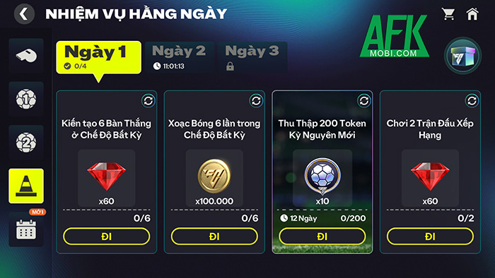 Tổng hợp các cách mà game thủ có thể cày Coin trong EA Sports FC Mobile Vietnam 1