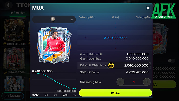 Tổng hợp các cách mà game thủ có thể cày Coin trong EA Sports FC Mobile Vietnam 6
