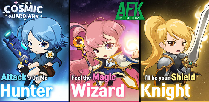 Phát triển ba cô nàng vệ binh thiên hà trong game Cosmic Guardians: Idle RPG 0