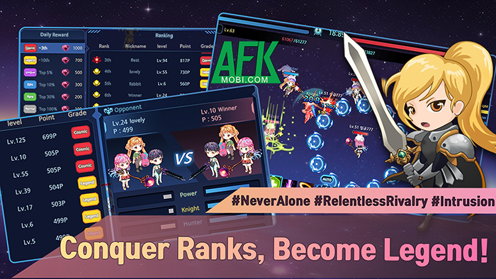 Phát triển ba cô nàng vệ binh thiên hà trong game Cosmic Guardians: Idle RPG 3