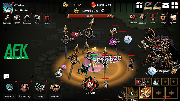 Trở thành thợ săn quái vật để cứu lấy thế giới trong trò chơi Creature Hunter Idle 1