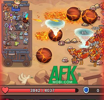 Critter Clash: Backpack Battle cho bạn xây dựng đội phòng thủ bằng các động vật ngộ nghĩnh afkmobi critterclash 1jpg