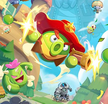 Cute Plant Battle game phòng thủ được lấy cảm hứng từ Plants vs Zombies afkmobi cuteplantbattle 1jpg