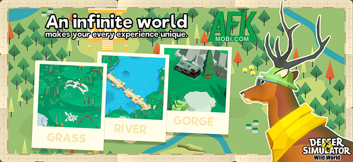 Bắt đầu việc sinh tồn khi vào vai một chú hươu với game DEEEER Simulator: Wild World 0 Bắt đầu việc sinh tồn khi vào vai một chú hươu với game DEEEER Simulator: Wild World 0