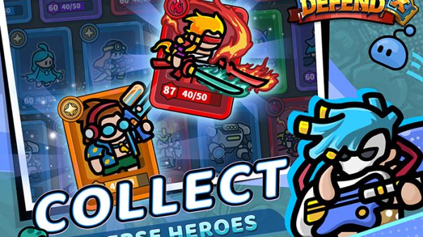 Defend X thử thách bạn xây dựng tổ đội anh hùng phòng thủ trước hàng trăm con quái vật afkmobi defendx 1jpg