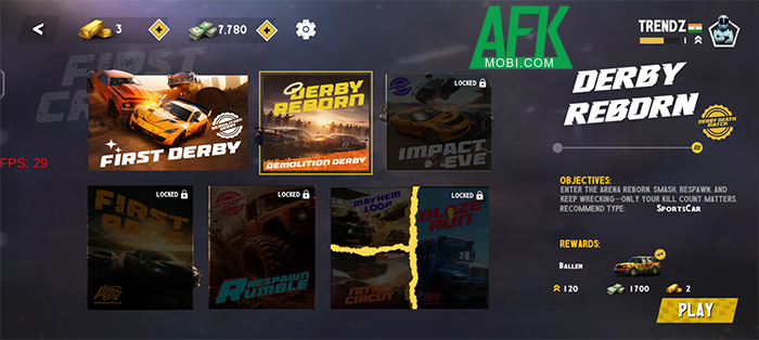 Không ngại việc va chạm trong game đua xe Demolition Derby 5: Crash Race 0 Không ngại việc va chạm trong game đua xe Demolition Derby 5: Crash Race 0