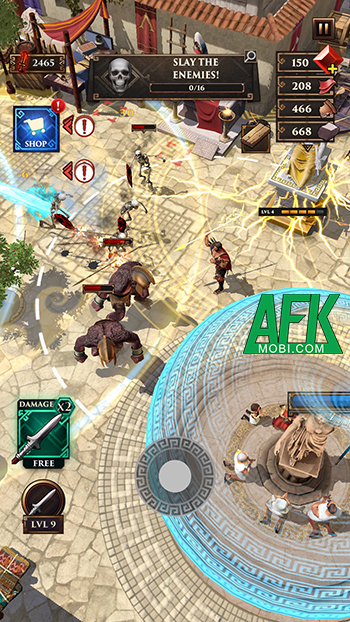 Nhập vai một chiến binh Hy Lạp bảo vệ thế giới trước thế lực tà ác với game Deus Myth 3