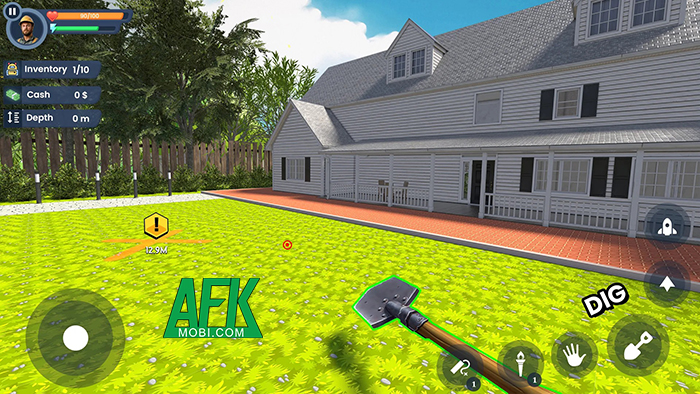 Đào đất để tìm kiếm kho báu với game mô phỏng Digging a Hole: Find Treasures 0