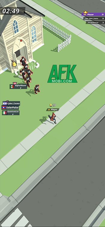 Ding Dong N Gone cho các người chơi giải trí bằng cách quậy phá khắp khu dân cư 1