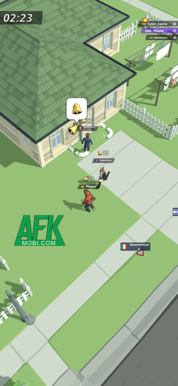 Ding Dong N Gone cho các người chơi giải trí bằng cách quậy phá khắp khu dân cư 3