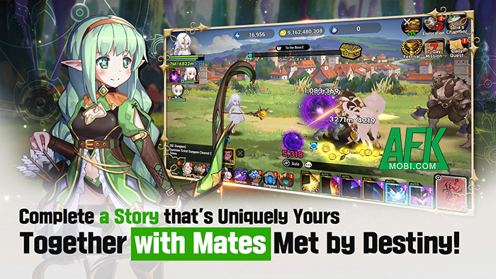 Bắt đầu cuộc hành trình phiêu lưu chiến đấu trong game nhàn rỗi Divine Edge 0