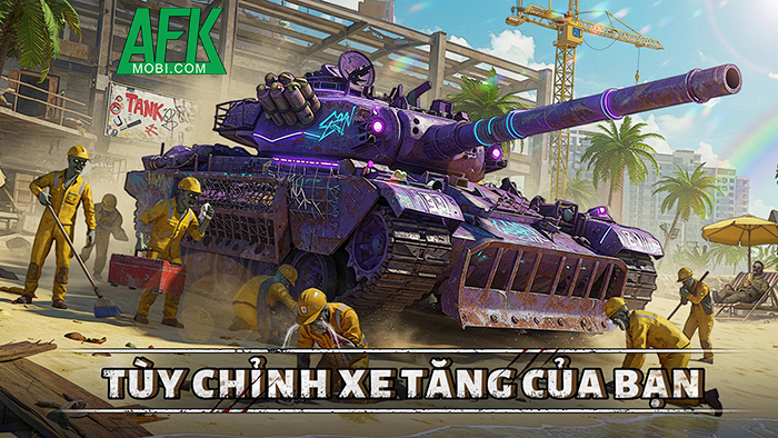Điều khiển xe tăng chiến đấu trong thế giới hậu tận thế tại Doomsday Tank: Zombie PVP Brawl 3