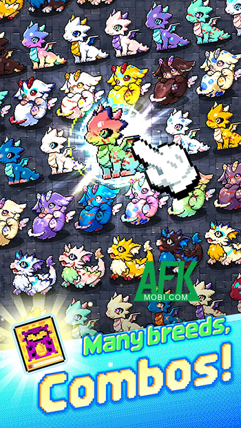 Nuôi dưỡng đồng thời lai tạo hàng trăm loài rồng khác nhau trong game Dragon Village Nest 3