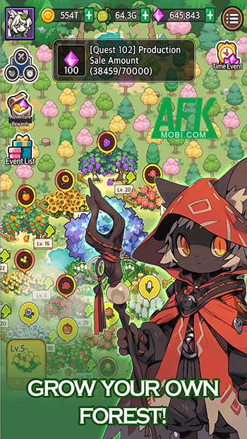 Cùng nữ pháp sư rừng xanh khôi phục lại khu rừng trong game Druid Rising 4