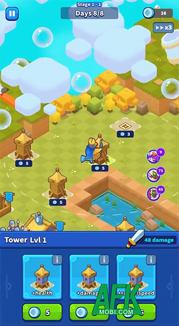 Duck Lords: Tower Defense mời bạn nhập vai một lãnh chúa vịt 3