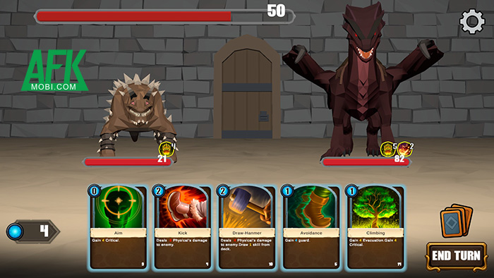 DungeonHiker game khám phá ngục tối kết hợp sinh tồn với chiến thuật sử dụng thẻ bài 2