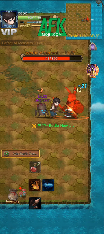 Chinh phục các ngục tối để thách thức Quỷ Vương trong game nhập vai Dungeon Leveling 1